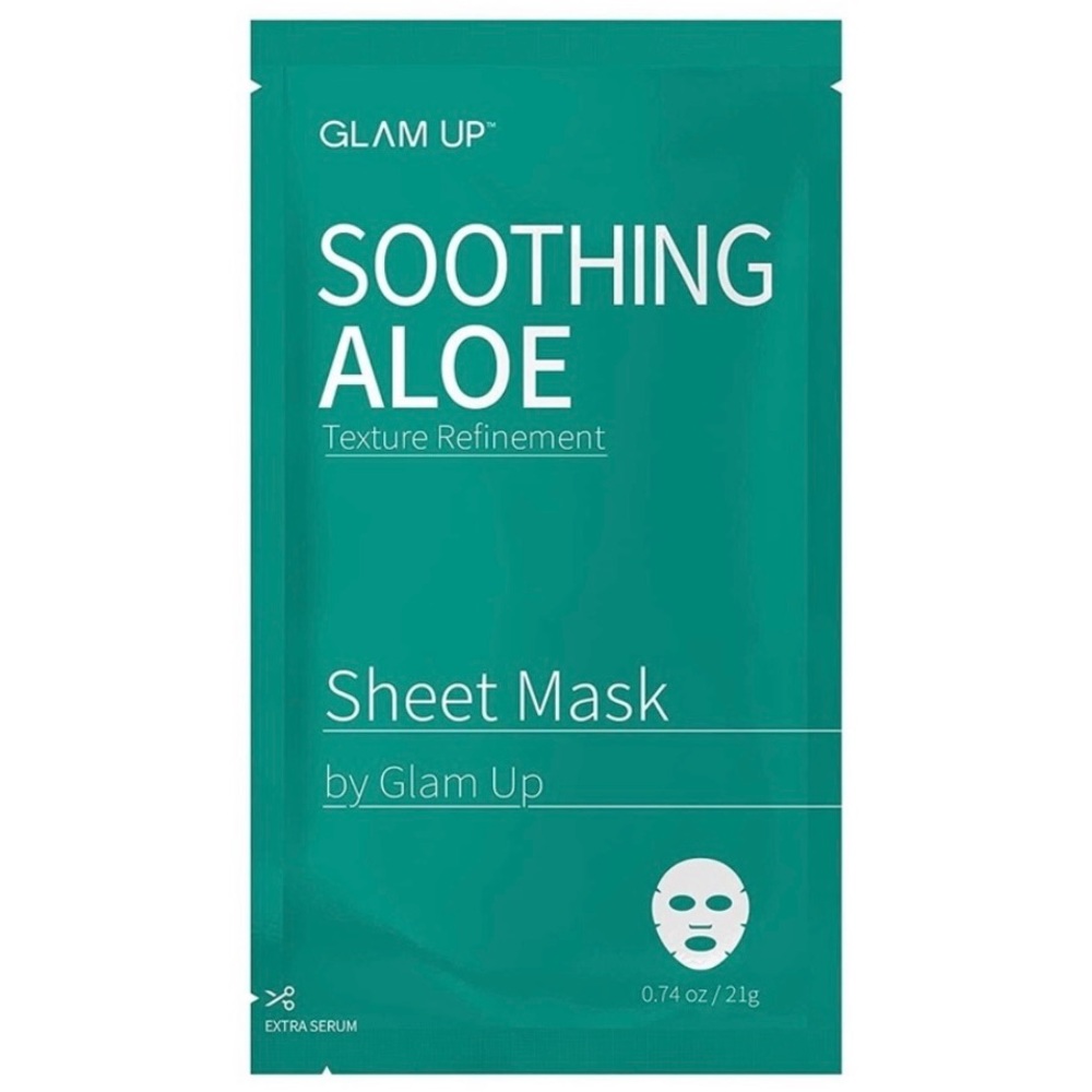 🤩 5 FOR $15 NIP Glam Up Soothing Aloe Sheet Mask